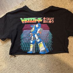 Transformers Small Crop Top