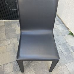 5 Leather Dining Chairs Z Gallerie 