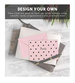 Blank cards and envelopes