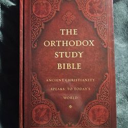 Hardcover Orthodox Study Bible Faith Edition
