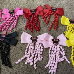 Mickey Mouse Hair Clips  5Each