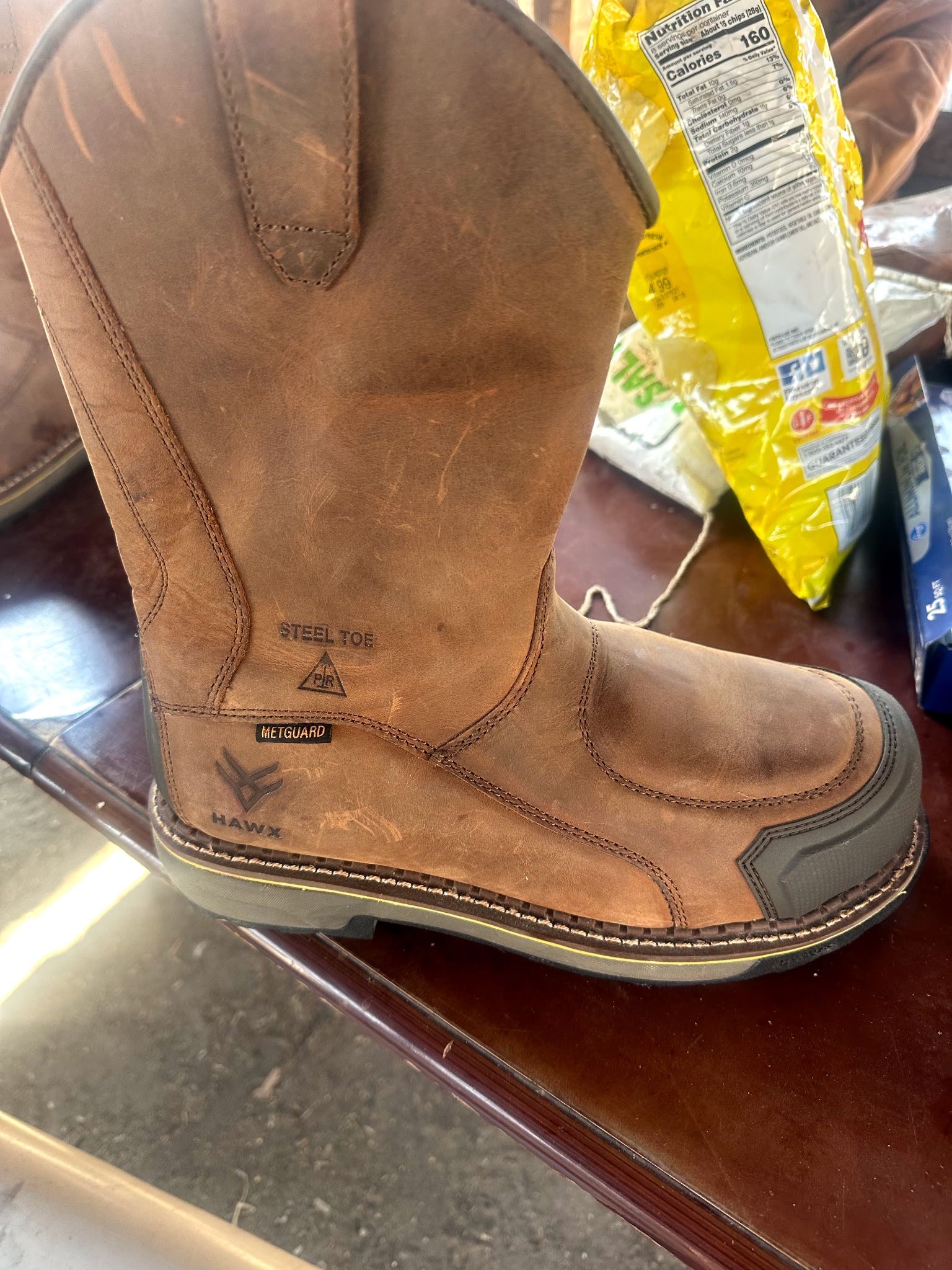 Hawx Steel Toe Boots