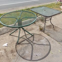 Patio Tables Your Choice $20 Each Firm