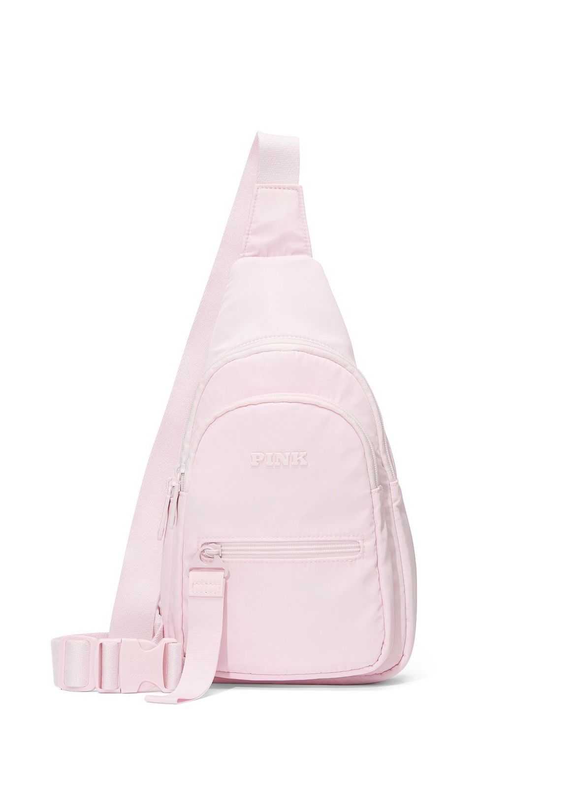 VS Pink Nylon Sling Backpack