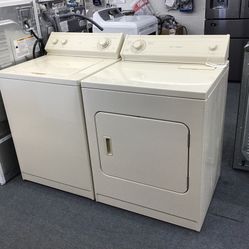 Whirlpool Washer And Dryer Set.  1 year Warranty 