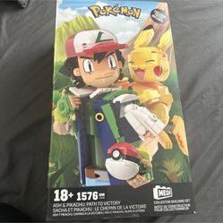 Mega Construx Pokemon Ash & Pikachu: