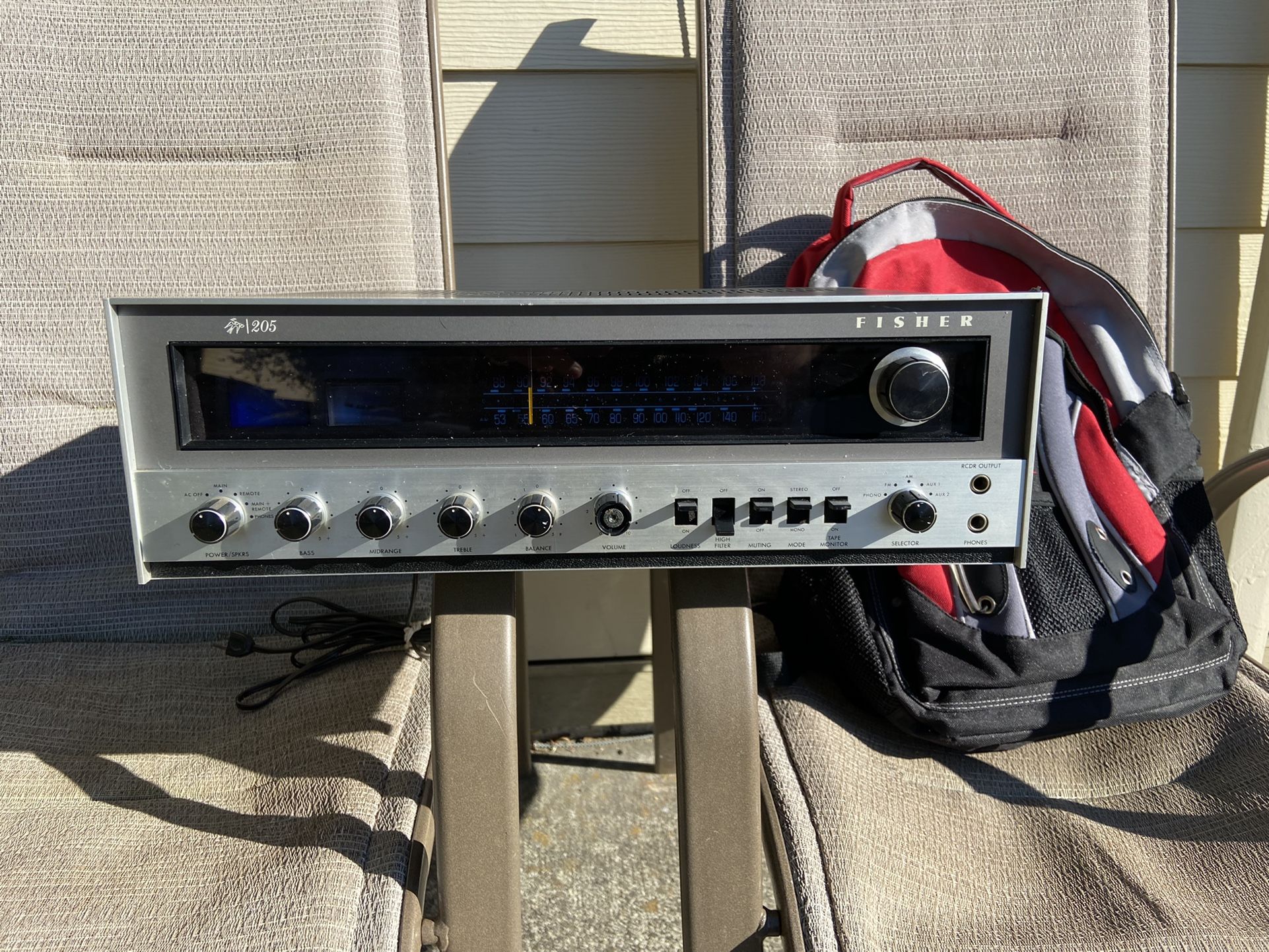 Fisher 205 Stereo Receiver