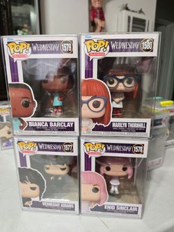 Funko Pop Wednesday TV Series Set of 4 40 x 4 box