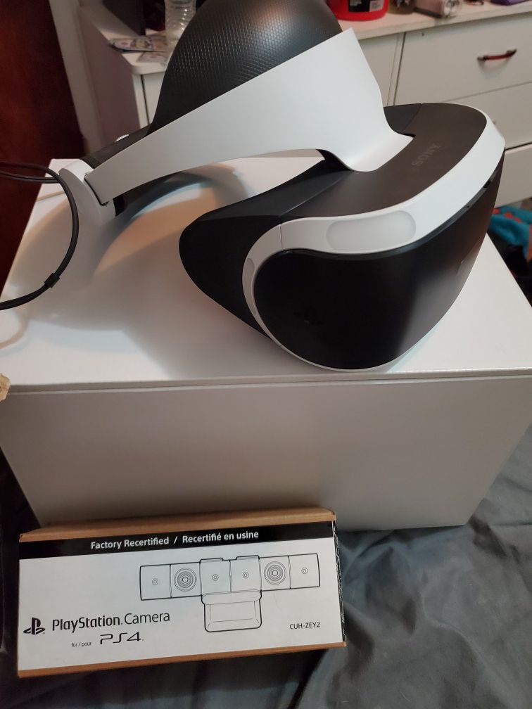 Ps4 vr with camera and game NEW