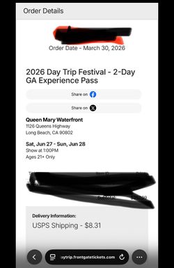 DAYTRIP 2 DAY TICKET LONG BEACH