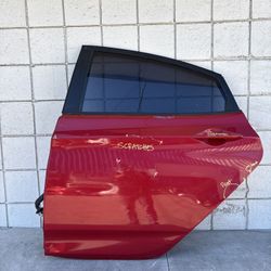 2012 2017 HYUNDAI ACCENT LEFT SIDE REAR DOOR OEM USED #5549