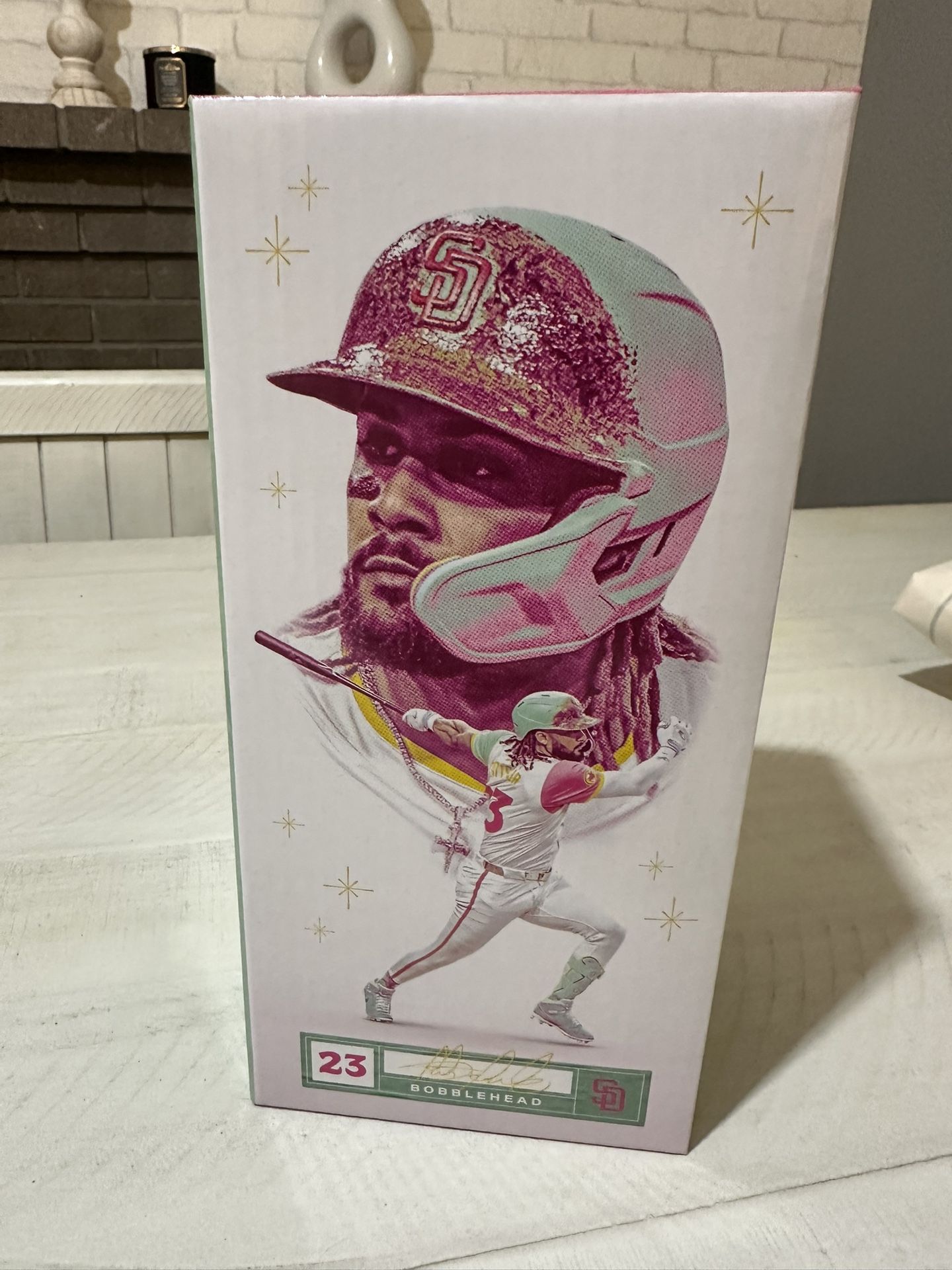 Fernando Tatis Bat Flip Bobblehead New