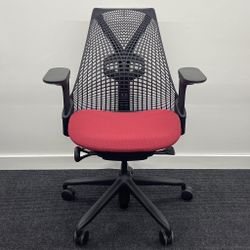 LIKE NEW HERMAN MILLER SAYL CHAIRS! FULLY LOADED WITH LUMBAR SUPPORT AND FULLY ADJUSTABLE ARMS!