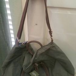 *ULTRA Beauty / Weekender Tote Bag / Canvas-Leather / Olive-Taupe / (NEW) !* 