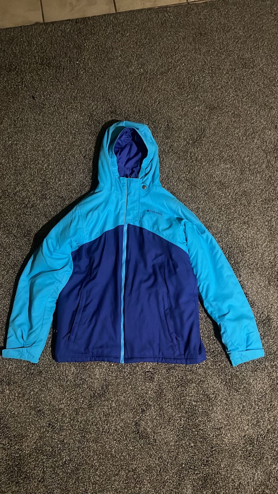 BLUE AND PURPLE COLOMBIA JACKET