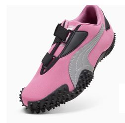 Pink puma’s tennis women’s shoes size 8 slip on sneakers mostros og