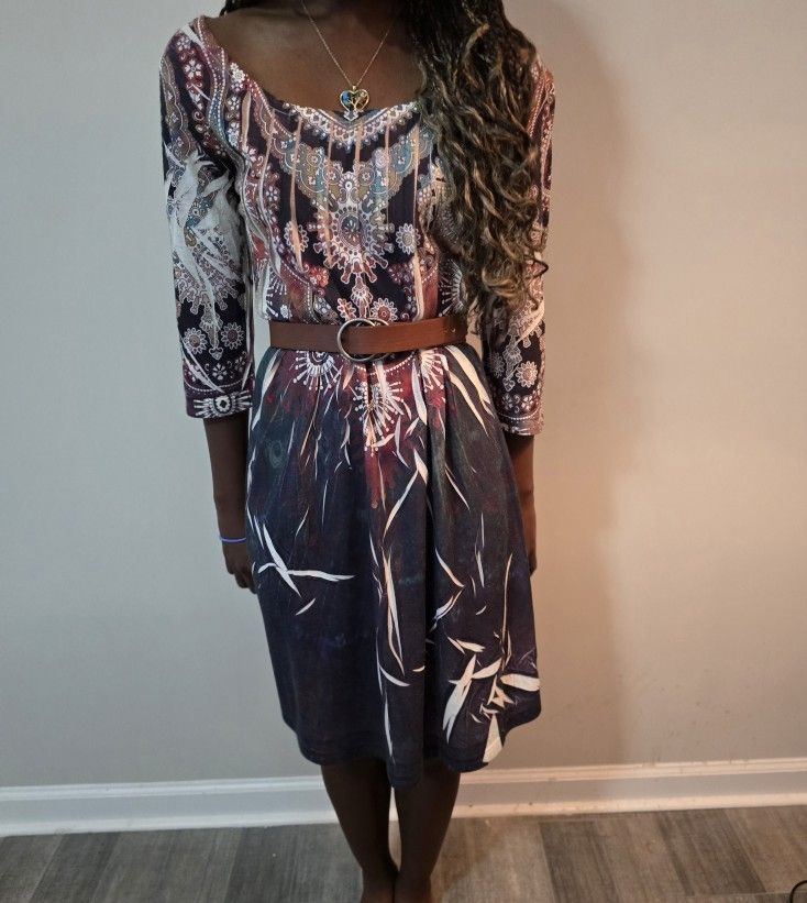 Chelsea & Violet Retro 70s Style Dress M