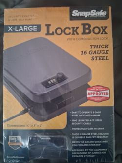 SnapSafe X-Large Combination Lock Box