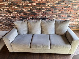 Beige couch