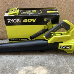 RYOBI 40V 120 MPH 450 CFM Cordless Battery Variable-Speed Jet-Fan Leaf Blower (Tool-Only)