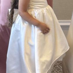 Ivory Flower Girl Dress. Size 7