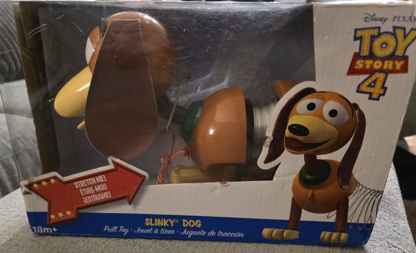 Slinky Dog Toy Story 4 Pixar Disney Pull Toy 2018 *NEW
