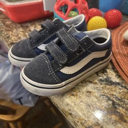 Old School Vans Navy Blue Size 7
