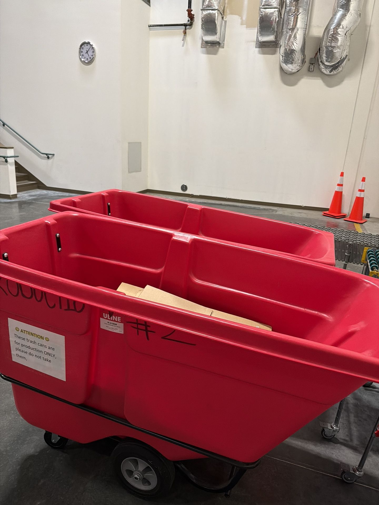 Uline Tilt Truck H-4186R X2