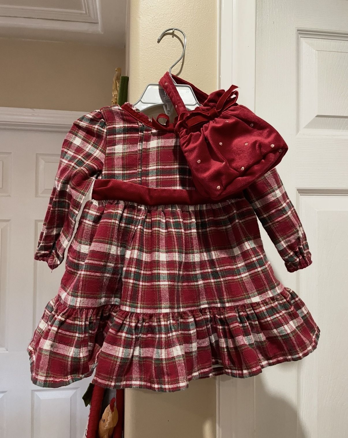 Baby Girl Holiday Plaid / Checkered Dress