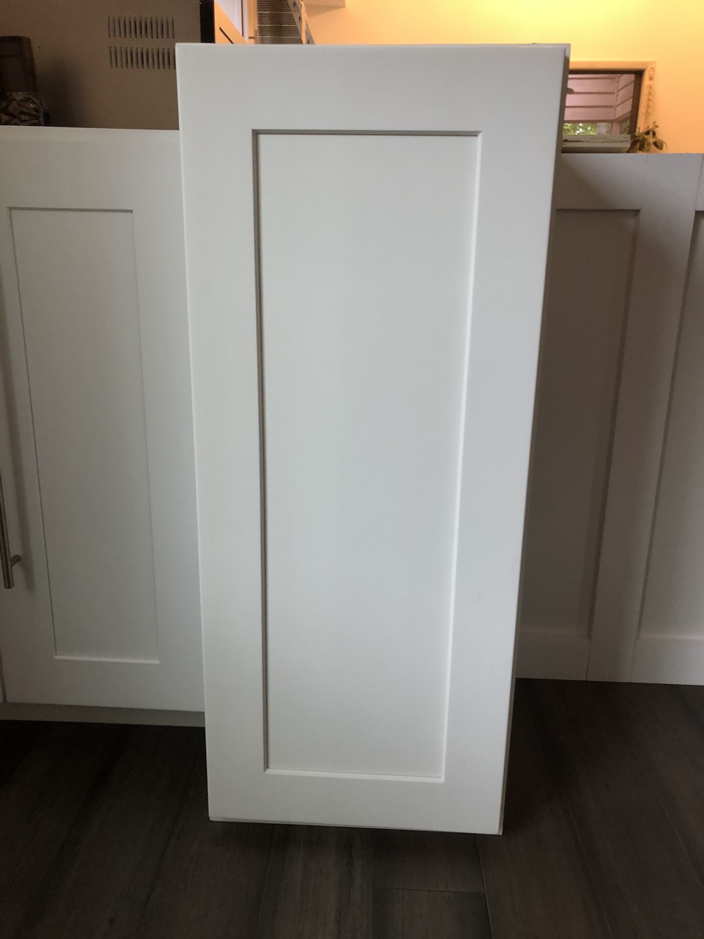 Premium White shaker Wall Cabinet - soft close