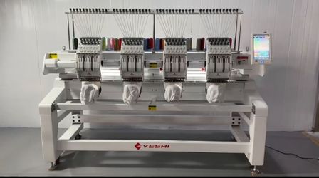 4 HEAD YESHI EMBROIDERY MACHINE,  2 INKTIME SUBLIMATION PRINTERS