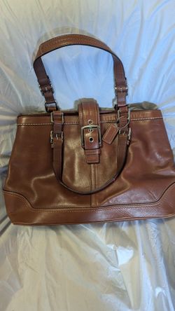 Coach brown leather vintage bag