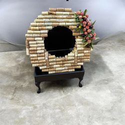 Handmade Wine Cork’s Wreath & Berries