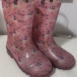 Girls Rain Boots Size 9/10