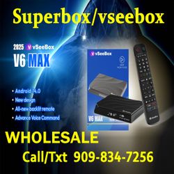 VSEEBOX V6 MAX NEW supreme Superbox  new Model  Wholesale reseller Super box  VSEE BOX V6