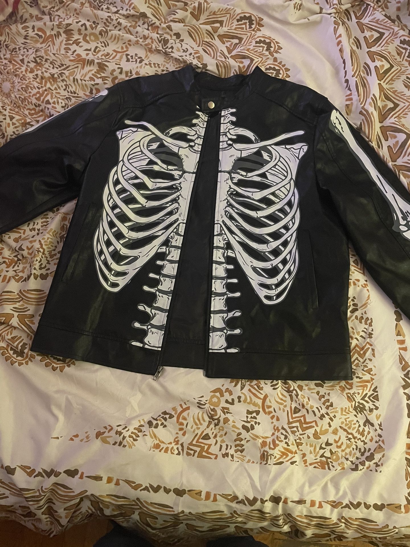 Leather Jacket Size L