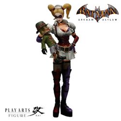 Arkham Asylum Harley Quinn Play Arts Kai Figure