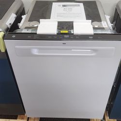 24 in. White Top Control Built-In Tall Tub Dishwasher with 3rd Rack Bottle Jets, 45 dBA