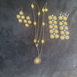  Set Grnuine Austrian Crystals De Joyeria Park Lane 