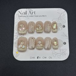 Press On Nails Size S Reusable Handmade