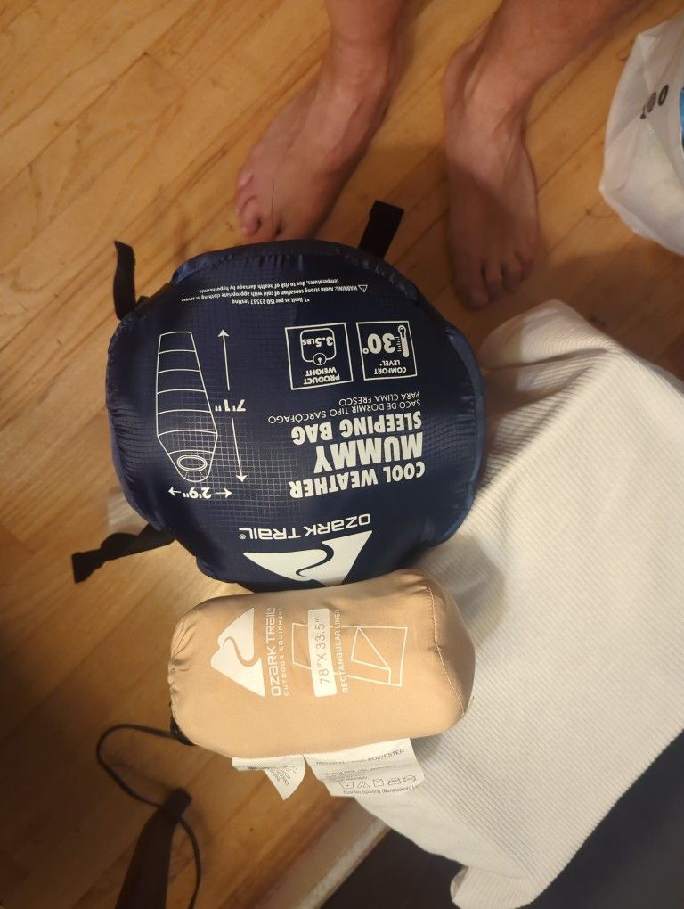 Ozark Trail Cool Weather Mummy Sleeping Bag 