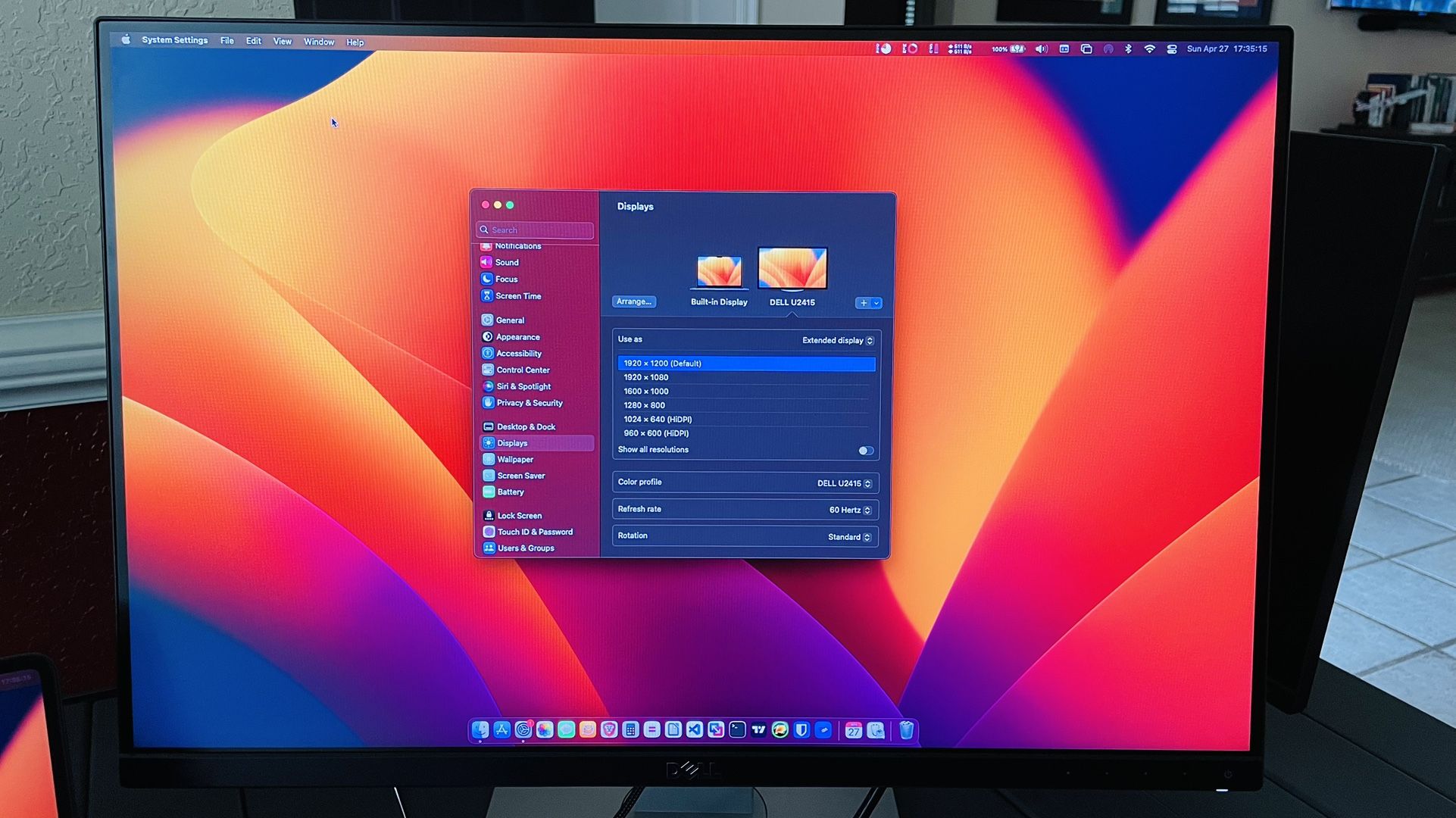 Dell U2415 Monitor