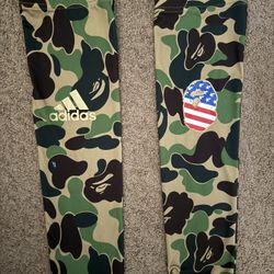 Adidas x Bape arm Sleeve Pair NWOT 