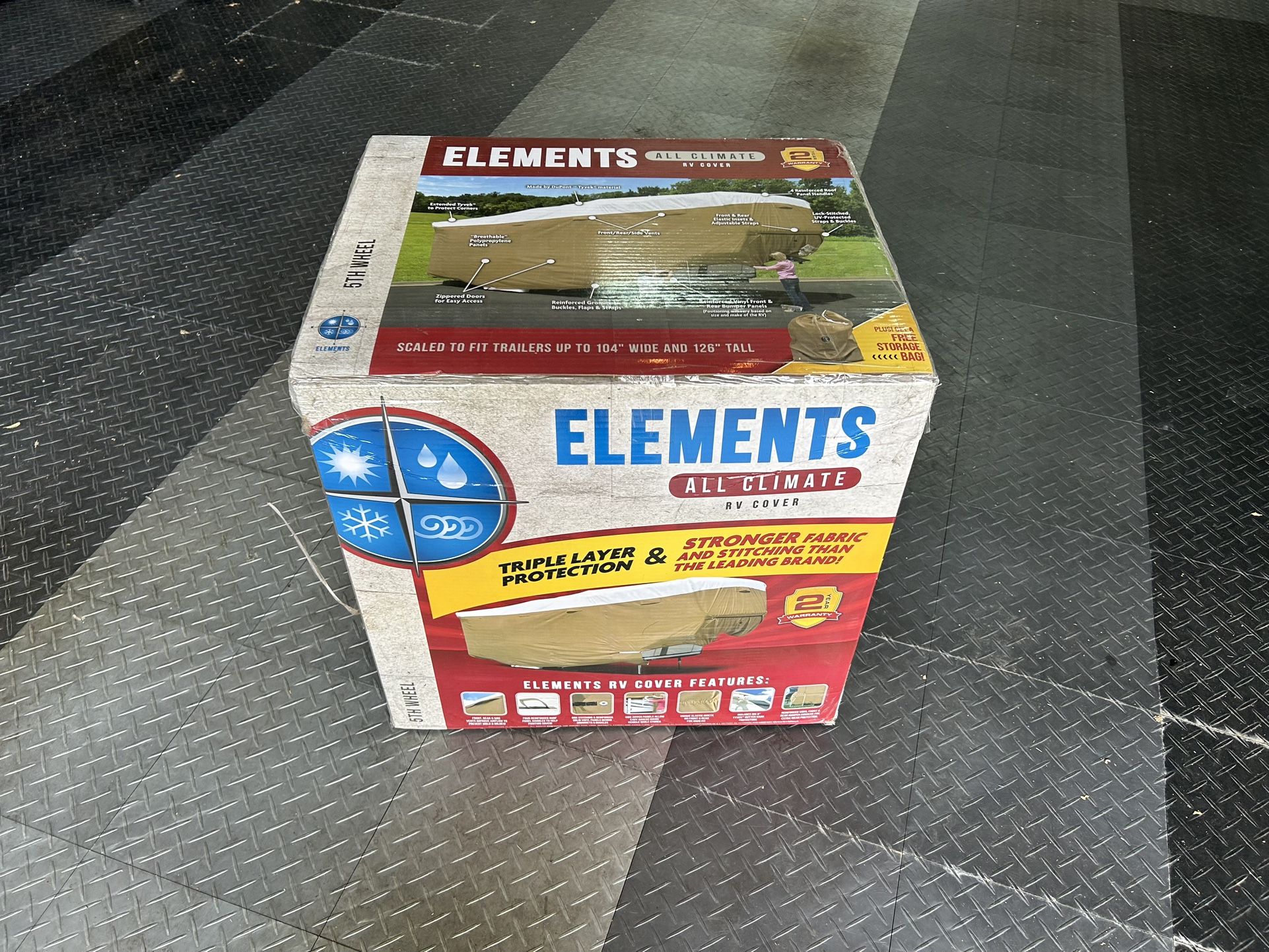 Elements Brand RV 5th Wheel Cover