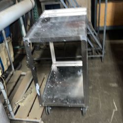 Stainless Steel Rolling Cart 