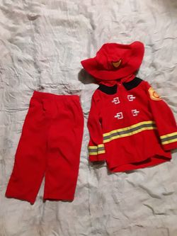 Infant firefighter costume