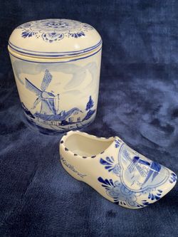Vintage Hand Painted Holland Items Two For $20