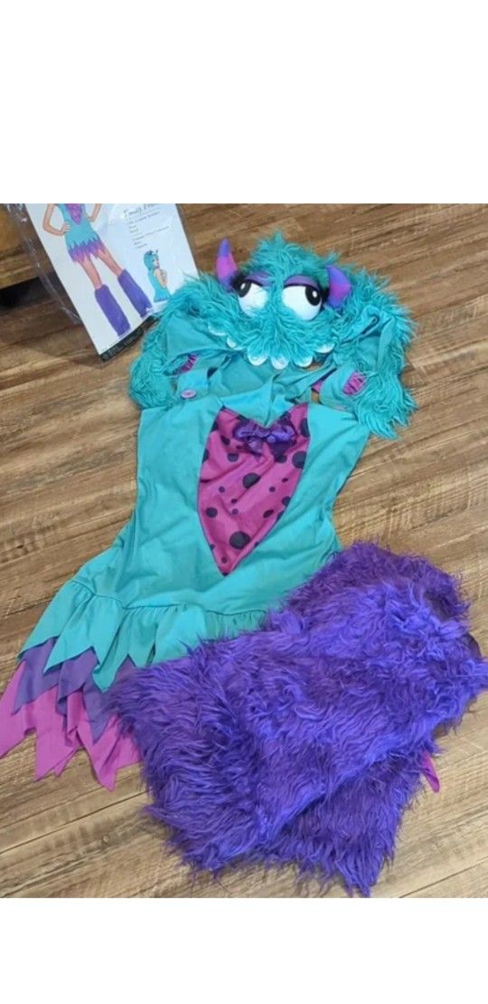 Adult Leg Avenue Women's Fuzzy Frankie Costume 2pc.fuzzy