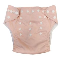 Alva Baby Adjustable Reusable Diaper Peach