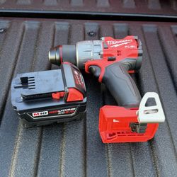 Milwaukee M18 FUEL Hammer Drill – $150 (tool only) or $180 with 5.0Ah battery